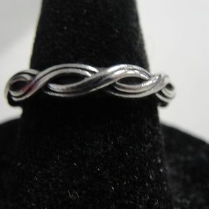 925 Sterling Silver Pandora Braided Ring
